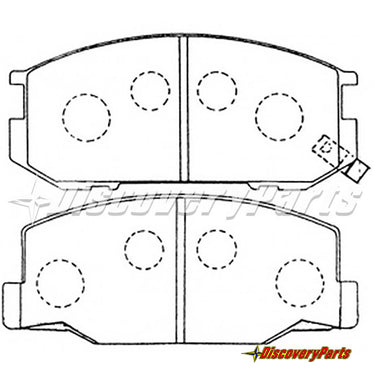 Carbotech CT245 Front Brake Pad - 82-85 Toyota Celica